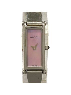 Gucci Watch Shell Dial Pink